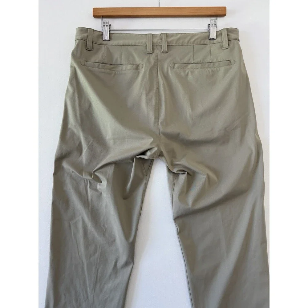 Rhone Commuter Pants 33x32 Beige Khaki Golf Performance Chino Stretch Preppy